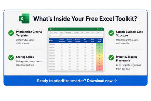Banner - Prioritization Excel Toolkit Download