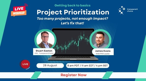 Demo Webinar - Project Prioritization, with guest James Evans