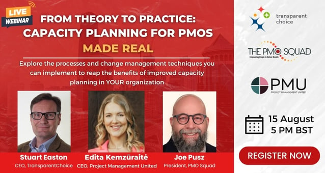 Webinar - Capacity Planning for PMOs